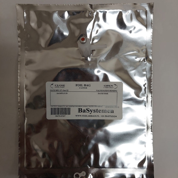 Basystemen Tedlarbags.Nl Foil Bag Kopen RVS Fitting